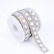 3 Yards Sparkling rhinestone strip with inlaid diamond for DIY diamond sticker jewelry strap self ad