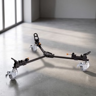 Tripod Base Dolly with Wheels Smooth Rolling Camera Tripod Dolly Equipment Swivel Caster Heavy Duty 