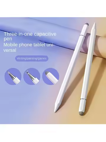 2pc [Three in One] High-Precision Touch Pen Suitable for Apple iPad, Huaweii Pencil, Handwriting Pen