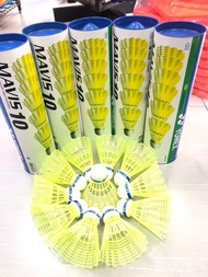 Quả cầu lông nhựa Mavis 10 màu vàng ống 6 quả lẻ 23 ống 6 quả