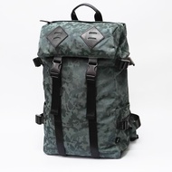Argali 香港品牌 真皮後背包 防潑水 真皮底部 雙肩包 大容量 Panther Backpack 迷彩綠色