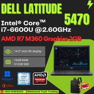Dell Latitude 5470 i7 6th Gen Laptop | 16GB RAM | 512GB NVMe SSD | 14 Inch | Office / Student / Work