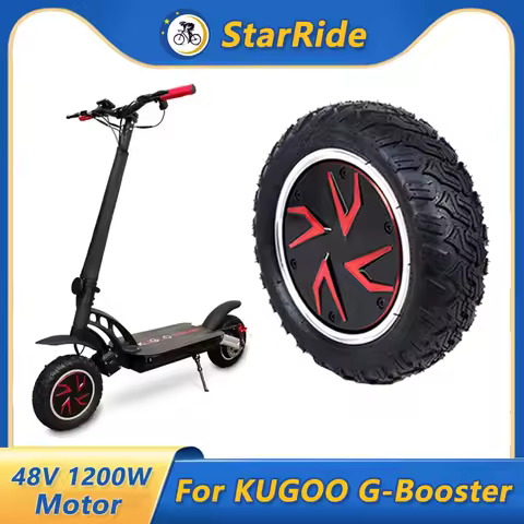 Upgrade 48V 1200W Hub Motor for KUGOO G-Booster Honghao S12 Front and Rear Wheel 85/65-6.5 Vacuum Ty