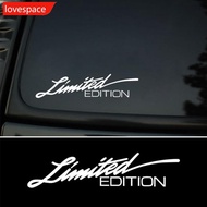 LOVESPACE Creative Car LIMITED EDITION Stickers English Reflective Laser Sticker Auto Body Decoration Car Lamp Eyebrow Vinyl Decal S8X6