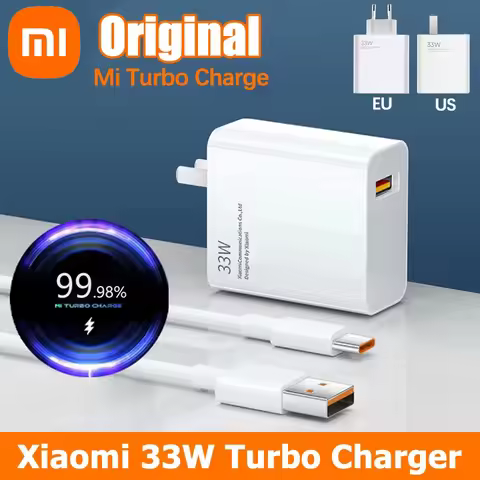 33W Fast Mobile Phone Charger Adapter QC 3.0 Quick Charging 6A USB Type C Cable For Samsung Xiaomi H