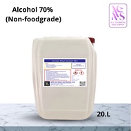 20L.แอลกอฮอล์ 70% Non-Food Grade พร้อมส่ง | Alcohol 70% สำหรับทำความสะอาด ฆ่าเชื้อทั่วไป ขนาด 20 ลิต