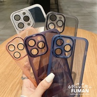 For OPPO A2 A8 A31 A79 A59 5G Reno 11 Pro 8 Pro Plus 8 7 Lite 8Z 7Z F21 Pro Reno 11F Phone Case With Camera Lens Film Simple  Transparent Soft TPU Business Couple Mobile Back Cover