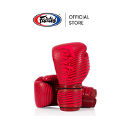 Fairtex นวมชกมวย BGV14R Minimalism Art นวยมวยหนังไมโครไฟเบอร์ ปลายแขนยาว ซัพพอร์ตข้อมือ นวยต่อยมวยสำ
