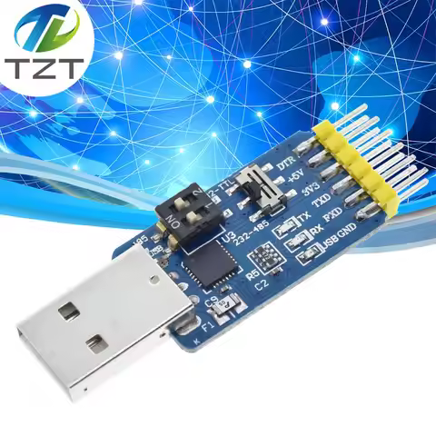 USB CP2102 to TTL RS232 USB TTL to RS485 Mutual Convert 6 in 1 Convert Module good for arduino