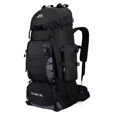 90L Large Camping Backpack Travel Bags Men's Women Luggage Hiking Shoulder Bags Outdoor Climbing Tre
