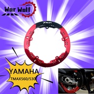 Motorcycle Scoote CNC Decorative Cover Transmission Belt Pulley Wheel Cover Gear Cover For YAMAHA TMAX560 2020-2023 TMAX530 SX DX 2017-2019 Tech Max T-MAX 560 T MAX 530