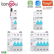 TUYA MCB WIFI Metering Circuit Breaker Smart Life Timer Remote Control Automatic Wireless Interrupto