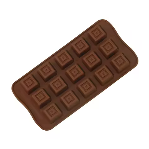 Classical Chocolate Mold Square Candy Gummy Ice Cube Tray Treats Keto Bombs Crayons Wax Melts Kitche