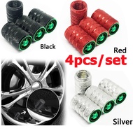 [Ready Stock] 4pcs BMW Aluminium Alloy Wheel Stem Air Caps Tyre Valve Caps Car Tire Tyre Wheel Rims 