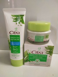 Paket Citra Green Tea AntiAcne (cream 40gfoam100g)/