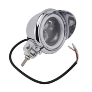 SALE #D62 Motorcycle Spotlight Headlight Fog Beam Chrome Fit For Motorcycle Scooter
