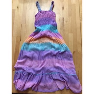 PRELOVED DRESS FOR KIDS GIRL/LONG DRESS FOR KIDS GIRL/RAINBOW DRESS FOR KIDS GIRL