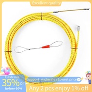 In stock-Fish Tape Puller Through Wall Line Threader OD 6mm Plus Fishing Line Fastener W/Steel Rope 