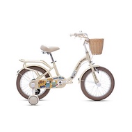 Xe đạp trẻ em Thống Nhất We Bare Bear Size 16 Phù hợp với bé từ 3 tuổi đến 7 tuổi - Tặng Chuông, đồ 