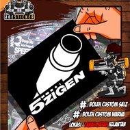 STICKER 5ZIGEN PELBAGAI SAIZ UNTUK KERETA