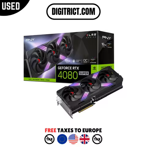 Used GeForce RTX 4080 SUPER 16GB XLR8 Gaming VERTO OC 16GB GPU Gaming PC i9 laptop ti Placas gráfica