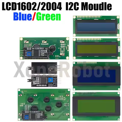LCD 1602 2004 Module Blue Green Screen For Arduino LCD 16x2 20X4 Character UNO R3 Mega2560 Display P
