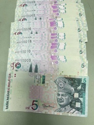 11th Duit Lama RM5 ( 100% Baru )