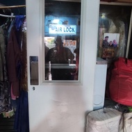PINTU PANEL FIBER+BESI BISA BUAT PINTU RUMAH/PINTU KAMAR MANDI