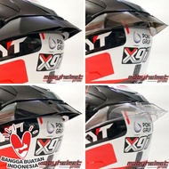 KYT Vendetta 2 Helmet Spoiler. Falcon - 3D GPR - Clear.Dark