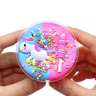 60ML DIY Unicorn Slime Fluffy Soft Modeling Clay Light Polymer Lizun for Charm Plasticine Toys Putty