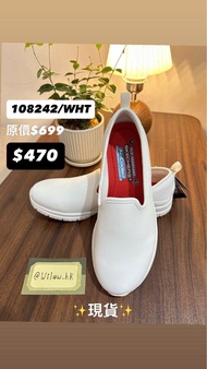 Skechers 女裝工作鞋護士鞋108242/WHT