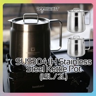 WAGENSTEIGER SUS304 IH Stainless Steel Kettle Pot (1.5L / 2L) | Multi-Purpose Tea Pot
