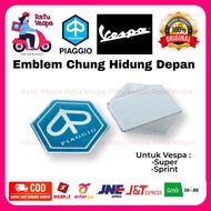 Emblem Chung Hidung depan Vespa SUPER SPRINT