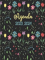 Agenda Semainier 2023-2024: Agenda Semainier 24 Mois 2023-2024, Planificateur hebdomadaire grand for