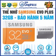 Samsung 32GB Memory Card – MicroSD SAMSUNG EVO PLUS 32GB – GENUINE – 5 years – Adapter included
