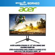 ACER AOPEN 27KG3U X1 27" 200HZ QHD IPS Panel Gaming Monitor