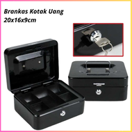 COD TaffGUARD Brankas Kotak Uang Tahan Air Dan Api  Dokumen Cashbox Key Lock 20x16x9cm / Brankas Mon