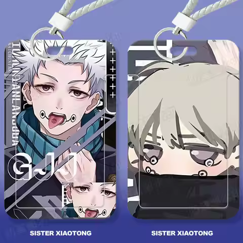 Jujutsu Kaisen Inumaki Toge KeyChain Men Card Set Student ID Card Holder Key Chain Women Charm Bag P