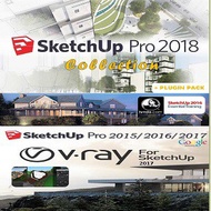 VRAY 3.6SKETCHUP2018 BONUS SKETCHUP2018 FULL WORK WARRANTY