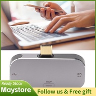 Maystoree-my 3 in 1 Type C Docking Station USB Hub with 4K 60Hz Mini DP and 100W PD Fast Charging fo
