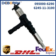 095000-6290 6245-11-3100 Common Rail Diesel Fuel Injector for Komatsu 6D170 Engine