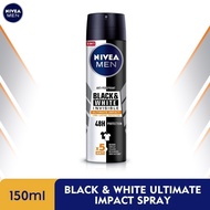 Nivea NID 85388 Deodorant Male Black & White Ultimate Impact Spray 150ml (NEW)