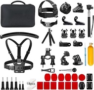 AKASO 60 in 1 Action Camera Accessories Kit Compatible with EK7000/EK7000 Pro/Brave 4/Brave 4 pro/Br
