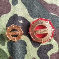 Old school brimob pin, era Abri menpor receipt, seroja titim surgery, old school pin, abri quota, ol