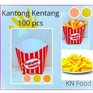 Large French Fries Box / French Fries Box 1 pack.