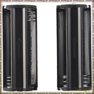[S D K G] 2Pcs Black Battery Holder for 3 x 1.5V AAA Batteries Flashlight Torch