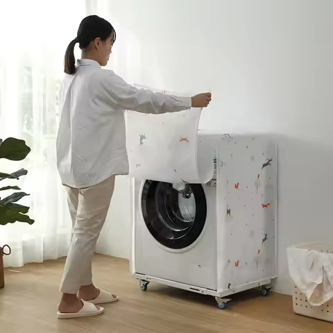 Automatic Washing Machine Cover Waterproof Sun-proof Dustproof Front Loading Top Load Washing Machin