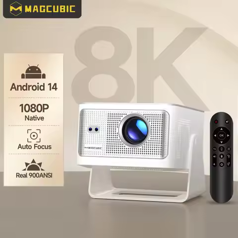 Magcubic Projector HY350Max Voice Control Projector Android 14 2+16GB Auto Focus Native 1080P Suppor
