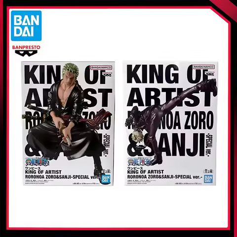 In Stock Original Bandai Banpresto One Piece King of Artist Special Edition Roronoa Zoro Sanji Anime