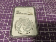 2017 龍鳳銀幣 澳洲 1OZ NGC MS69